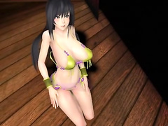 Impressive huge tits 3d sex video