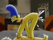 Kinky sex with Marge Simpson