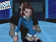 Submissive toon dolls from Ben 10 sucking on massive dicks