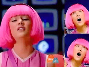 Stephanie from Lazy Town loves really huge chodes