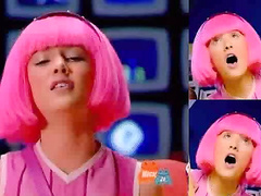 Stephanie from Lazy Town loves really huge chodes