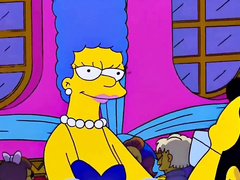 Marge Simpson on a sex adventure after party