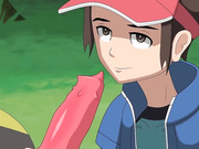 Nate from Pokemon gives the best blowjobs