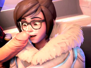 Overwatch - Mei (defense), Soldier 76 (offense) - Kinky sex adventures