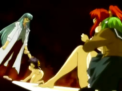 Crazy dickgirl fucking in burning fire