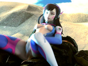 Overwatch - D.Va (tank) breaks her virginity