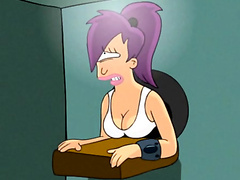 Leela from Futurama in a box