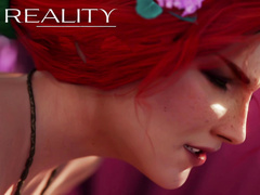 Triss double penetration, Witcher, Desire Reality