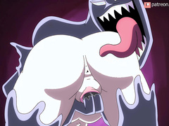 Gwen and Venom by Hinca