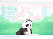 Yorha2B pixel by Simon444