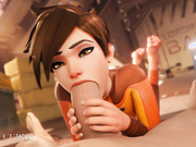 Tracer Enjoys Big Delicious Cock Very Much by Grand Cupido
