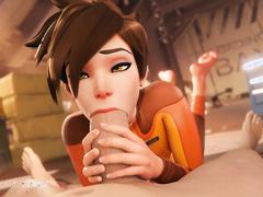 Tracer Enjoys Big Delicious Cock Very Much by Grand Cupido