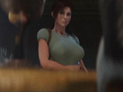 Wet monster domination - Lara Croft: Sacred Beasts 2 part 2 by RadeonG3D