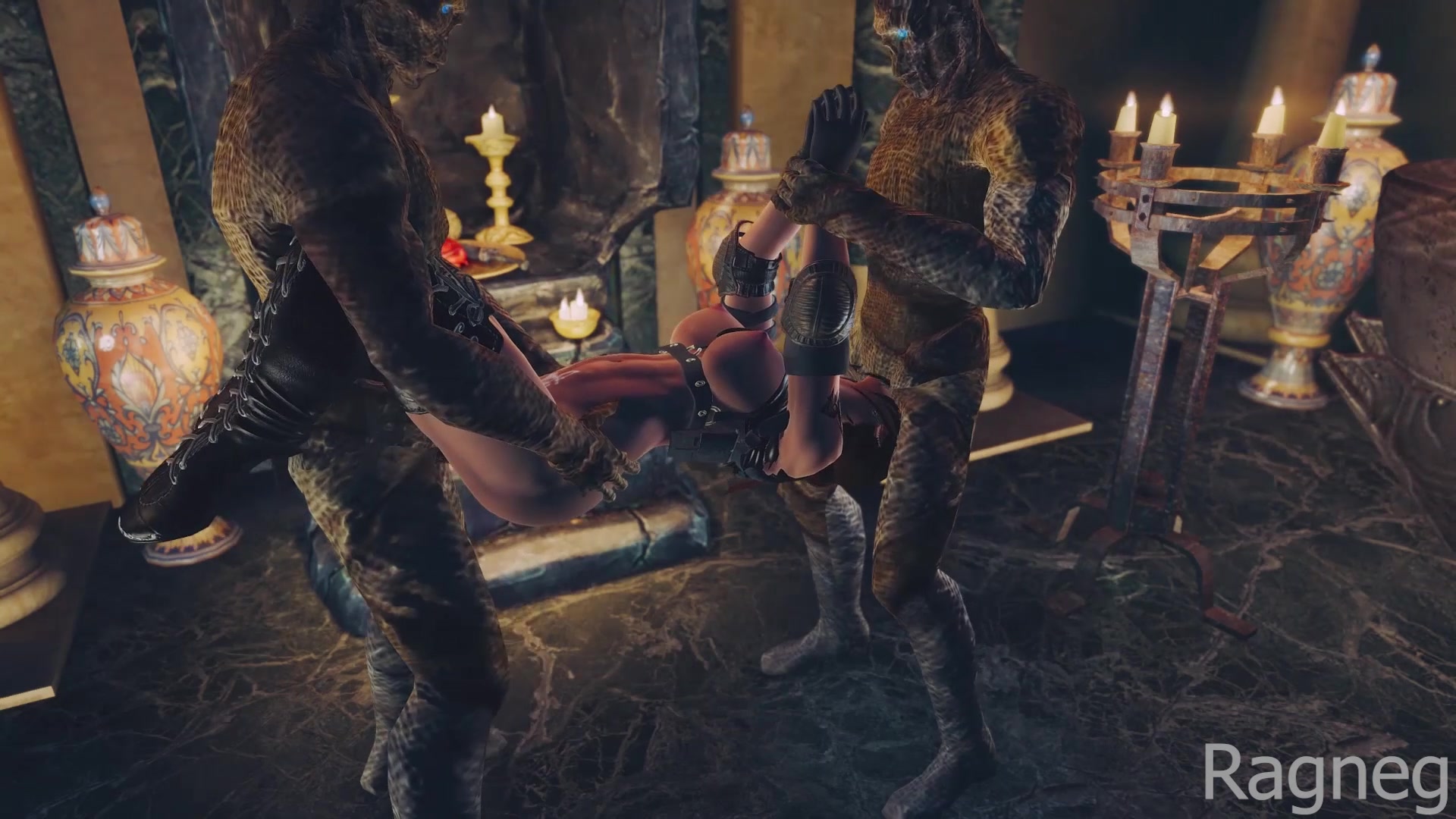 Full control - Lara vs Mummies part 5 by Ragneg