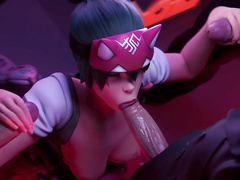 Face kicking time - Kiriko Cinematic by Yeero 3D
