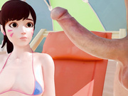 Dva and Mercy are so hot in this animation - Mercy & DVa Autograph of Lust by Bewyx