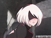 Yorha 2B Animation, Connection Protocol by Misfitbite