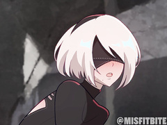 Yorha 2B Animation, Connection Protocol by Misfitbite