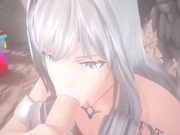 Feather-Teasing Tides, Melia and Eunie from Xenoblade Chronicles 3 by Eyro3DCG