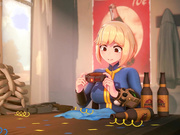 Vault Girl Animation by AnnaAnon