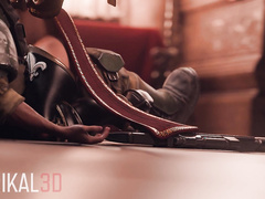 Holy Sister is removing corruption by Magikal3D