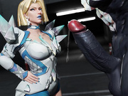 Diamond Grip Emma’s Thighs vs the Symbiote by bewyx