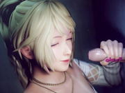 Suck everything, Yukino from Dead or Alive, Gloryhole by LewdGazer