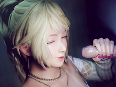 Suck everything, Yukino from Dead or Alive, Gloryhole by LewdGazer