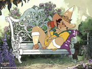 Rosemary's Reading Bench by wintonkidd