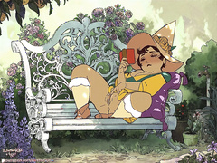 Rosemary's Reading Bench by wintonkidd