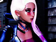 Hot Blonde gets fucked in the club by HoneyBttch