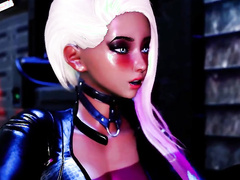 Hot Blonde gets fucked in the club by HoneyBttch