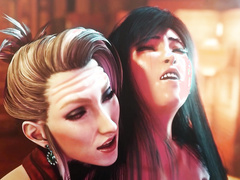 Tifa Gets it in Both Holes by RadRoachHD