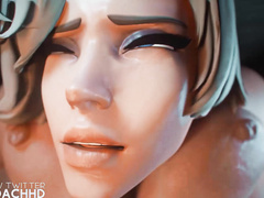 Pharah Showed Mercy Overwatch by RadRoachHD
