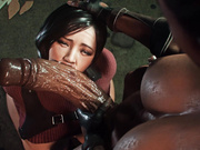 Ada Wong vs Sheva's Dong - Deepthroat by RadRoachHD