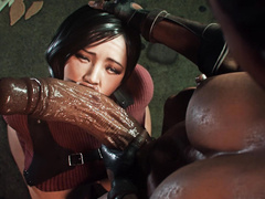 Ada Wong vs Sheva's Dong - Deepthroat by RadRoachHD