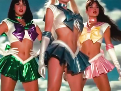 Sailor moon and her sex team, Episodes 2 by AI Porn