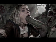Grace Ashcroft and Zombie by AiPorn