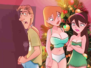 Santa Claus wants to know if Anna was a good girl during the year - The Naughty Home animation - Christmas at the Naughty Home by welcomix (tufos)