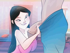 Anna and Charles spy on the neighbors fucking through the window - The Naughty Home animation, The rainbow’s secret by welcomix (tufos)