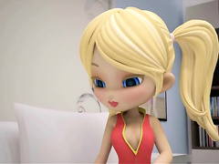 Sexy doll in cartoon porn part 1