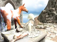 Fantasy 3D - Lara Croft twith horse 2 episode 4 part 4