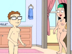 American Dad - Wet Dream - Hayley and Steven