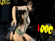 Quiet porn from Metal Gear Solid V: The Phantom Pain, assembly 2017, part 3
