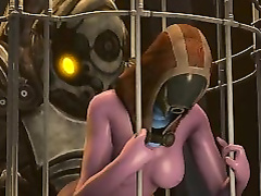 Monster cocks in 3D cunts / Tali'Zorah nar Rayya from Mass Effect, compilation part 3