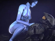 Busty toon MILFs are the best - Cortana from Halo, assembly, part 1