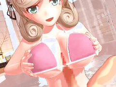 Su pene se esta poniendo muy duro - Grand Opening Maids Sextreme Massage Salon (Senran Kagura), Pocomopremium, sub spanish, part 2