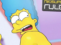 Marge Simpson sex on the kitchen (ADULT) (The Simpsons) by Nstat