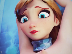 Elsa and Anna Ice Cube BDSM by Baron Strap
