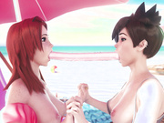 Tracer & Emily Double Dildo by Guilty